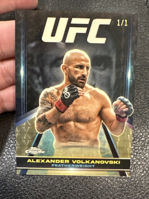 2024 Topps Chrome Alexander Volkanovski 1/1 Superfractor UFC