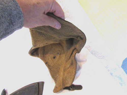 RARE VTG.WW2 GERMAN REAL NAPPA BLUE LUFTWAFFEN GLOVES,LUFT,STOCKO FLIGHT HELMET, - Picture 8 of 8