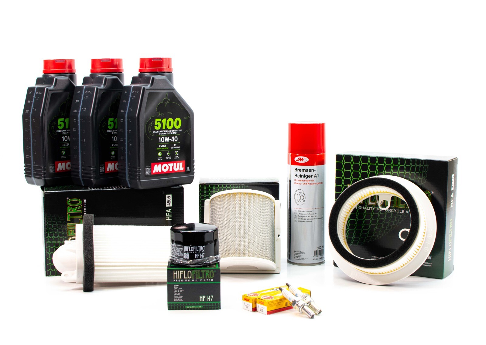 Kit Entretien YAMAHA TMAX 500 pour Modèles 2001 à 2007 avec Huile MOTUL 5100 10w40 3L