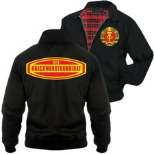 Harrington Jacke DDR VEB Knackwurstkombinat Ostdeutschland nva fleischer ossis 