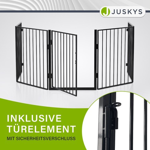 Kaminschutzgitter Schutzgitter Ofenschutzgitter Gitter Tierschutzgitter Juskys® - Bild 5 von 7