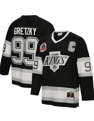 Los Angeles Kings Wayne Gretzky Mitchell & Ness Authentic Black Home Jersey - Picture 8 of 8