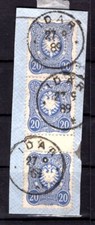 DR-Pfennigzeit 42c ZS als ZWISCHENSTEG gest. BPP 70EUR (L5792