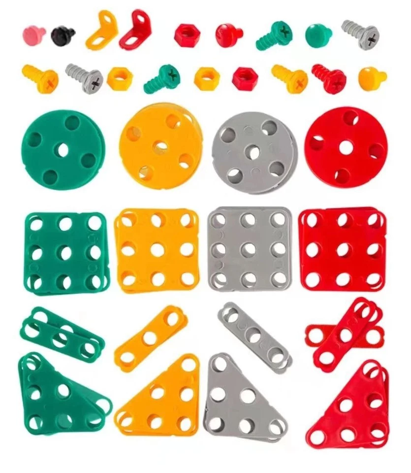 Juguete rompecabezas de mosaico creativo con juego de herramientas de tornillo de taladro, kit de creatividad 3D juguete Foto 3 de 4