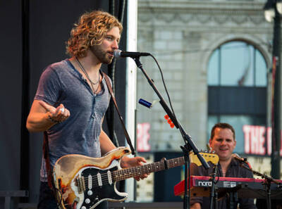Casey James at the Downtown Hoedown at Comerica Park Parking Lot o- Old Photo