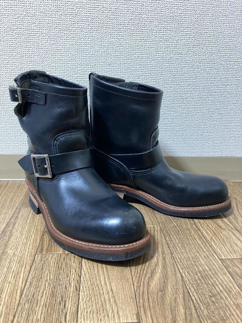 Red Wing 2976 Black Sz 8 Engineer BOOTS Made in USA Factory Red Wing 2976 Black Sz 8 Engineer BOOTS Made in USA Factory