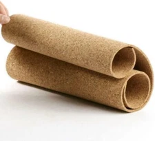 Cork Board Roll 96" x 48" 1/4" Thick Non-Adhesive Large Corkboard Bulletin Sheet