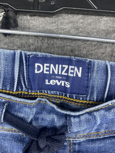Denizen Levi's Jeans Drawstring Straight Blue Denim Jeans Girls Youth Size 16 - Picture 5 of 15