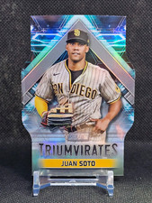 2023 Stadium Club Baseball Triumvirates Juan Soto #T-8 San Diego Padres