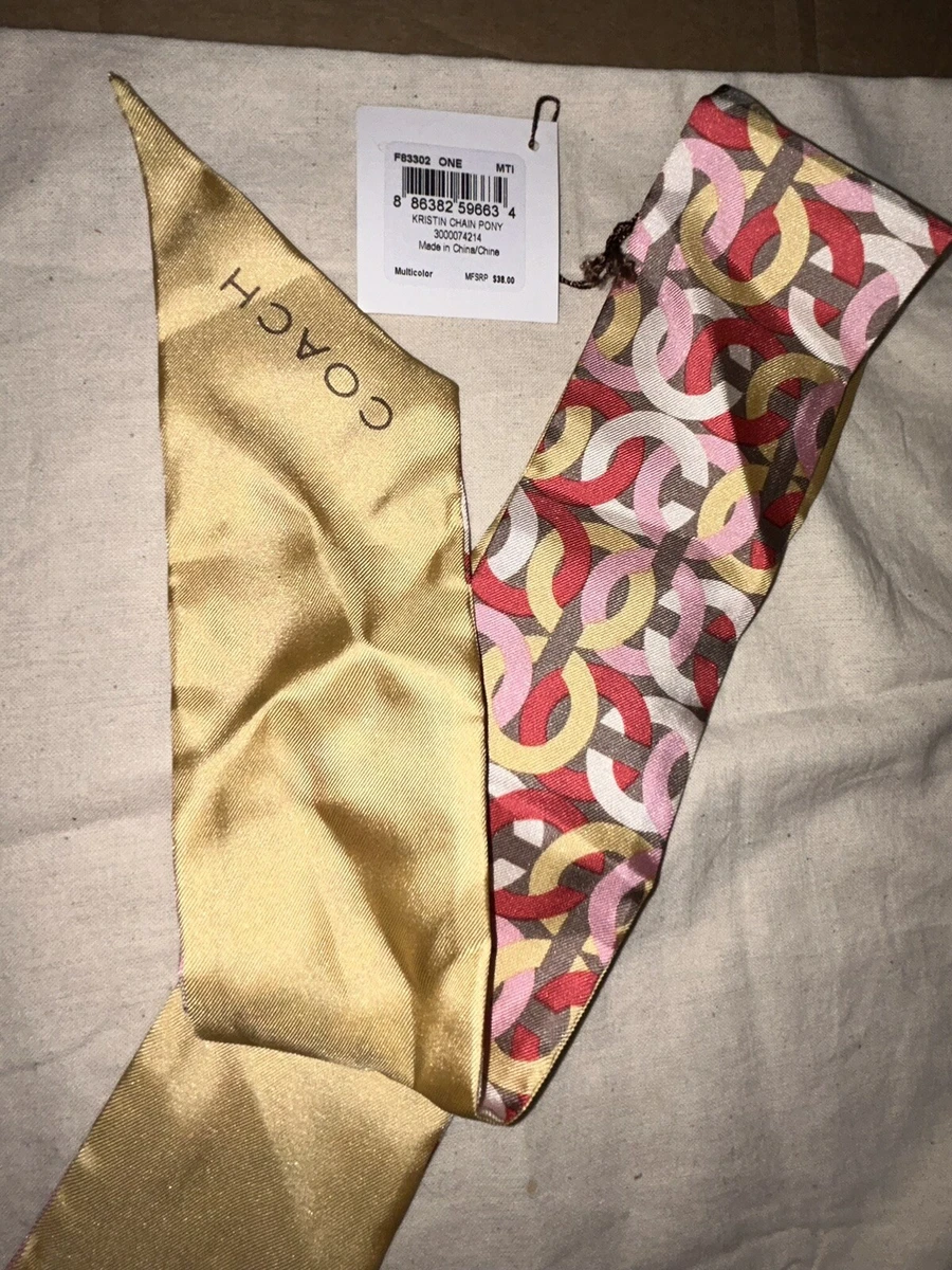 Coach purse scarf tie sales