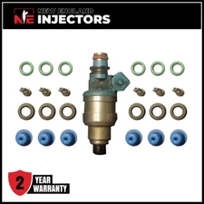 DSM 3000gt Fuel Injector O-Ring Repair Kit INP-014 450cc 390cc Blue Black Top