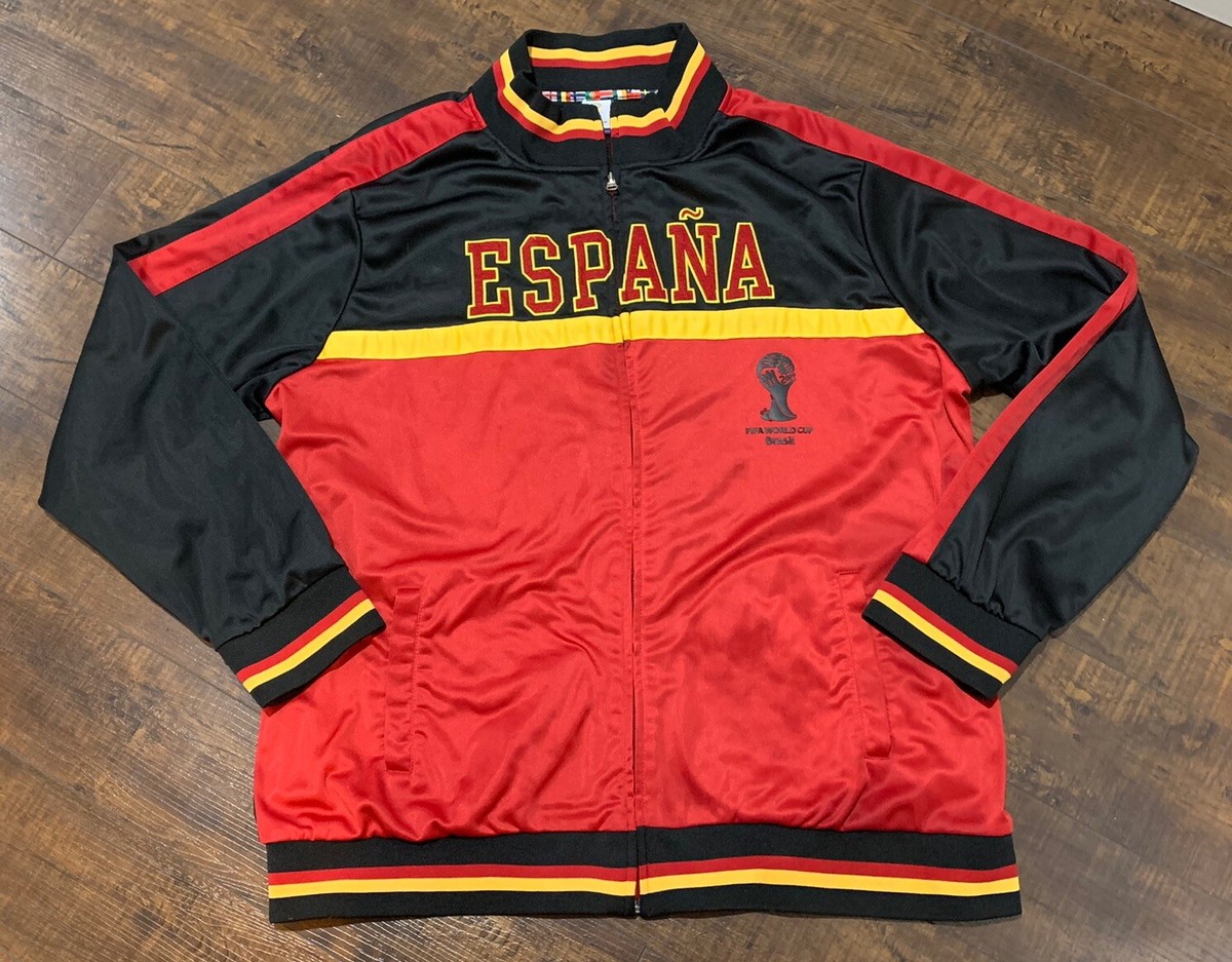2014 World Cup Spain Espana Full Zip Track Jacket Size XL/XXL | eBay