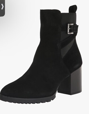 New Blondo Womens Black Waterproof Treasure Suede Boot Size 10