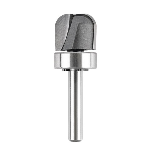 SpeTool 3/4" Bowl Tray Router Bit mit Lager 1/4" Schaft CNC Holzschnitzwerkzeug
