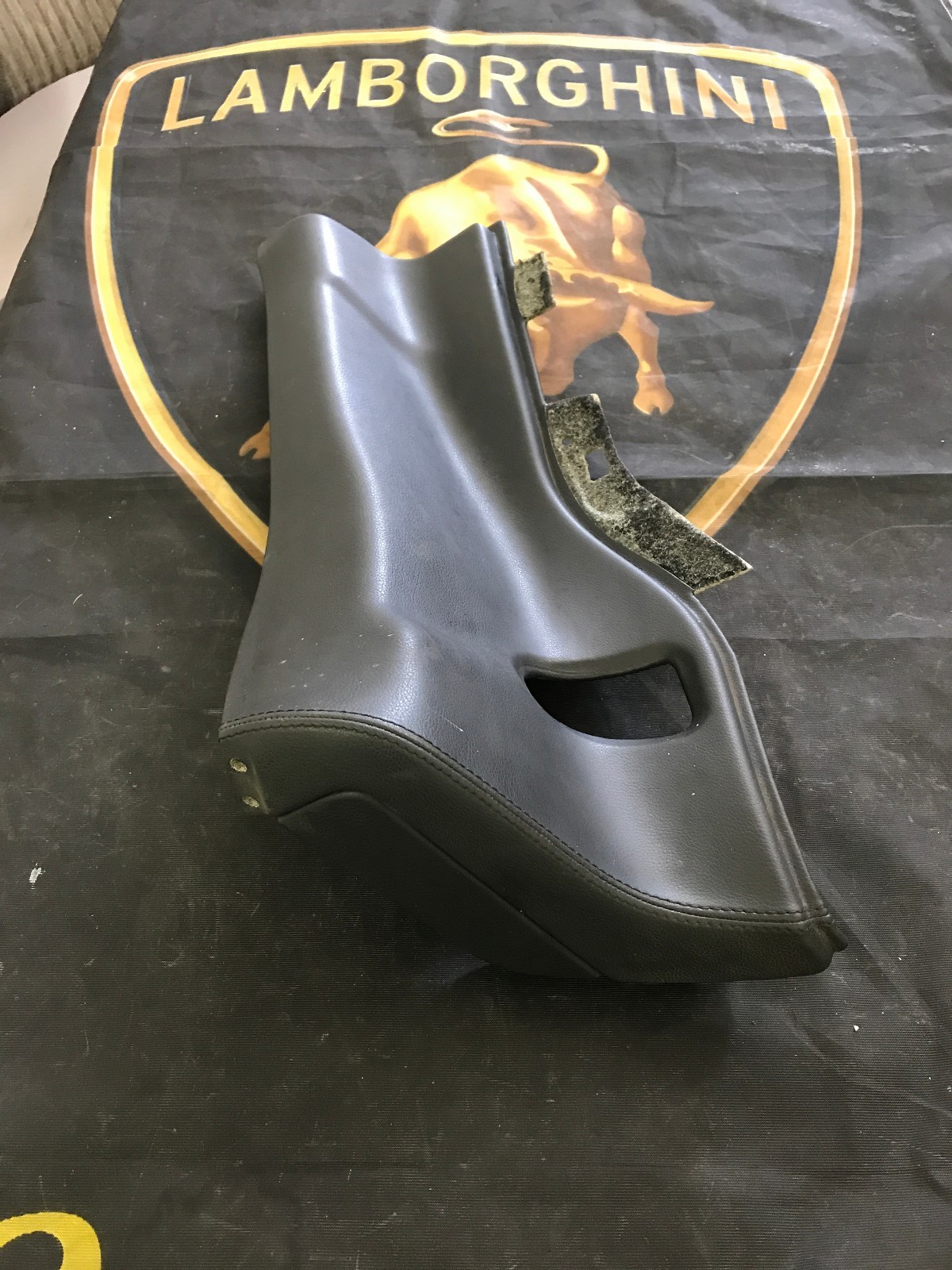 LAMBORGHINI GALLARDO SPYDER DRIVER LEFT SIDE INTERIOR PILLAR OEM 407868257F