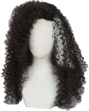 Long Black Afro Curly Wig Women s Halloween Costume Cosplay Party Wig