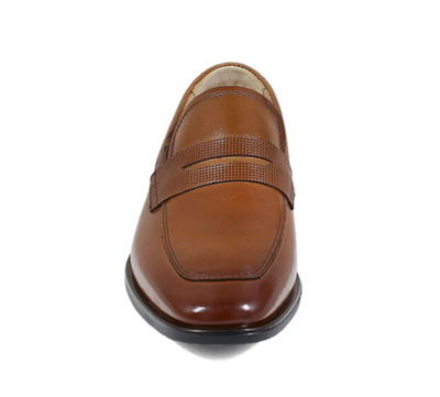 Florsheim Postino Penny Loafer Florsheim Sorrento Moc Toe Penny Loafer-Cognac – New York  main image 2