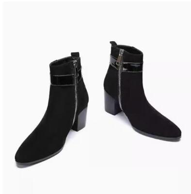 【INCHANT ME】Suede Ankle Chelsea Boots INCHANT ME】Suede Ankle Chelsea Boots