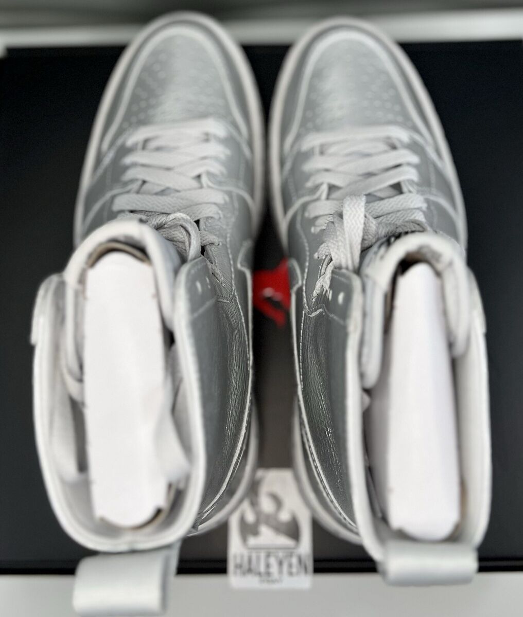 Nike Air Jordan 1 Brooklyn 'Metallic Silver' | Women Sizes 5 Nike Air Jordan 1 Brooklyn 'Metallic Silver' | Women Sizes 5