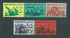 Holland - Mail 1959 Yvert 703/7 ** MNH