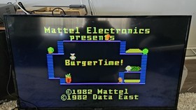 INTELLIVISION GAME LOT KOOL-AID MAN,TRON DEADLY DISCS,BURGERTIME,TESTED+OVERLAYS