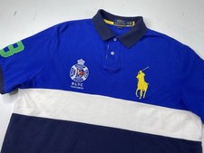 Polo Ralph Lauren RLYC Yacht Club Yachtsman Big Pony Rugby Shirt Classic Mens XL