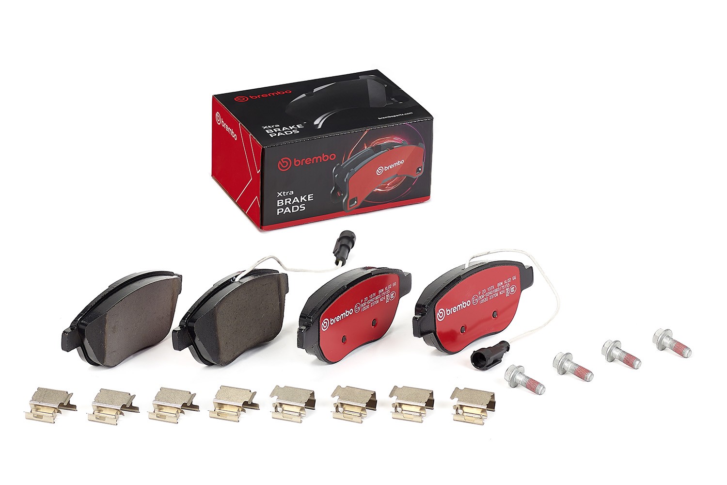 Brake Pads Set fits OPEL COMBO B05 1.3D Front 2012 on A13FD Brembo 1605267 New - Image 37