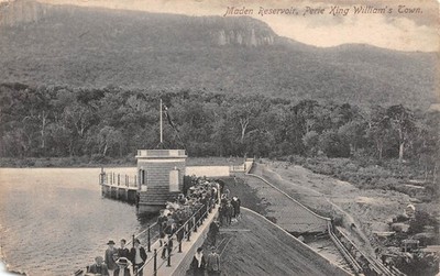 POSTKARTE SÜDAFRIKA KÖNIG WILLIAMS STADT MADEN RESERVOIR ANIMIERTE SZENE