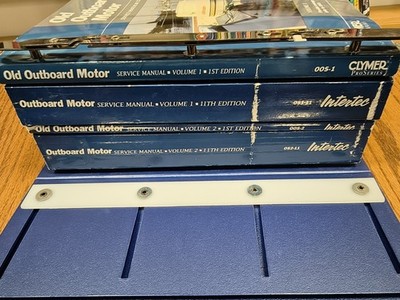 Clymer Intertec Marine Service Manual Complete Set Outboard Inboard...