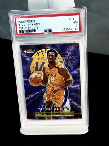 2000 Topps Finest Title Quest Kobe Bryant #TQ8 Lakers PSA 7 - Only 52 PSA Graded