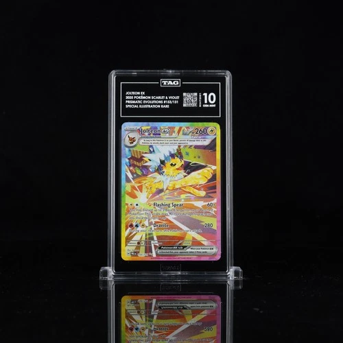 2025 Pokemon SV Prismatic Evolutions 153/131 Jolteon EX SIR TAG 10 (976) *Top 2%