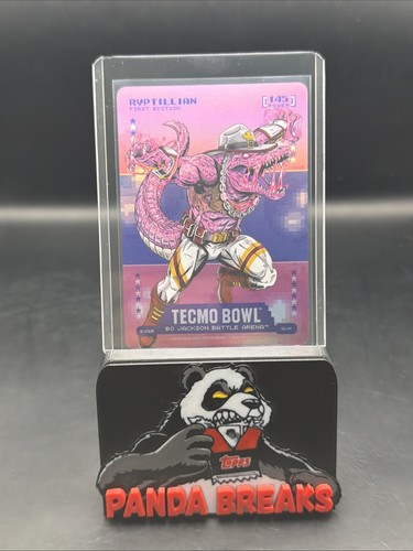 2026 Bo Jackson Battle Arena Tecmo Ryptillian Bubble Gum Power 145 Mark Rypien