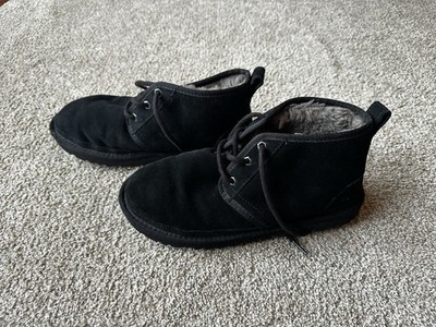 UGG Neumel Mini Winter Lace Up Boots In Black Women's Size 7