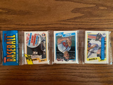 1990 Fleer Rack Pack with Ken Griffey Jr (2nd year) on Top #