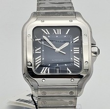 CARTIER SANTOS  WSSA0071 QUADRANTE BLU  NUOVO 2026!