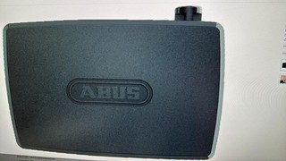 SW 0723 ABUS Alarmbox 2.0 mobile Alarmanlage 100 dB Alarm schwarz Fahrrad B WARE