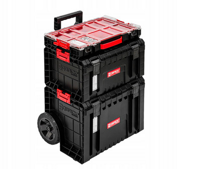 3in1 Werkzeugkoffer Set QBRICK 4386 Werkzeugkasten Box Werkzeugbox auf Rädern