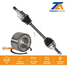 Front Left CV Axle Drive Shaft Assembly And Bearing Kit For Nissan Versa Note