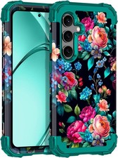 Galaxy S24 Plus Case, Three Layer Heavy Duty Shockproof Protection Hard Plastic