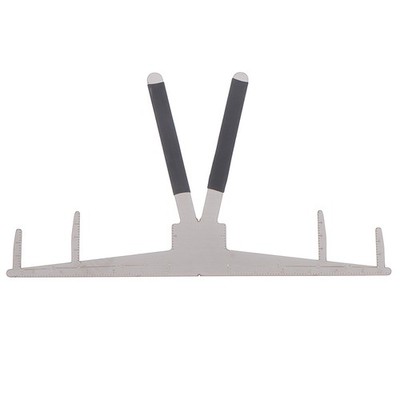 Microblading Measure Three-Point Positioning Balance Ruler Eyebrow Stencil Ru XM