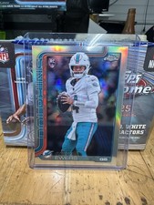 2025 TOPPS CHROME FOOTBALL QUINN EWERS RC REFRACTOR ROOKIE MIAMI DOLPHINS