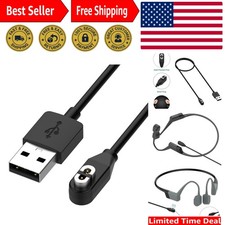 Durable 3.3ft Magnetic Charger for AfterShokz and Shokz Headphones - Pure Copper