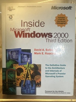 Inside Microsoft  Windows  2000, Third Edition CD Included (Hardcover)