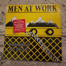 Men At Work Business As Usual Columbia FC 37978 Shrink Hype Sticker 1982