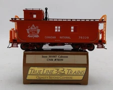 True Line Trains 301007 HO Scale Canadian National Caboose Car #78339 NIB