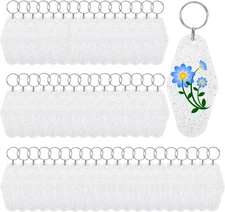 Blank Motel Keychain Bulk with Key Rings