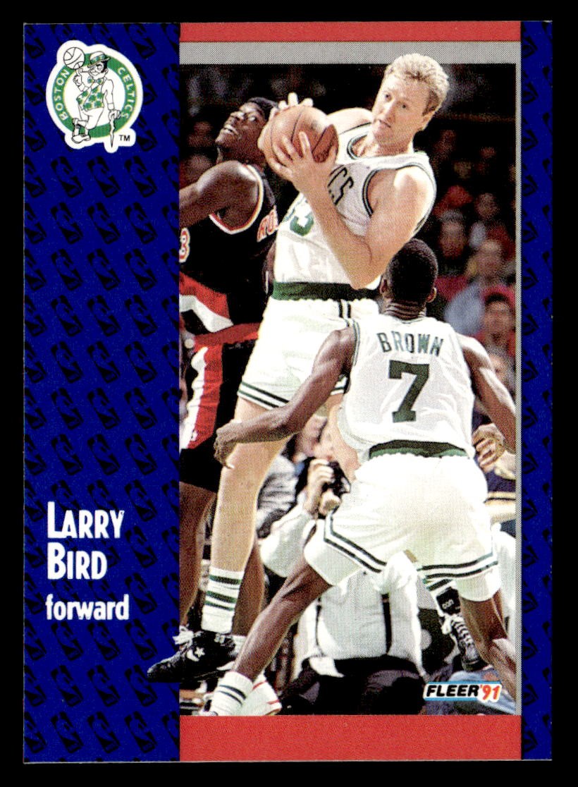Larry Bird 1991-92 Fleer Card #8 Boston Celtics