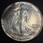 1986 American Silver Eagle - KEY DATE/FIRST YEAR - 1 Oz .999 Silver