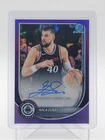 IVICA ZUBAC 2025-26 BOWMAN CHROME PURPLE AUTO /250 #BCA-IZ CLIPPERS Q7069