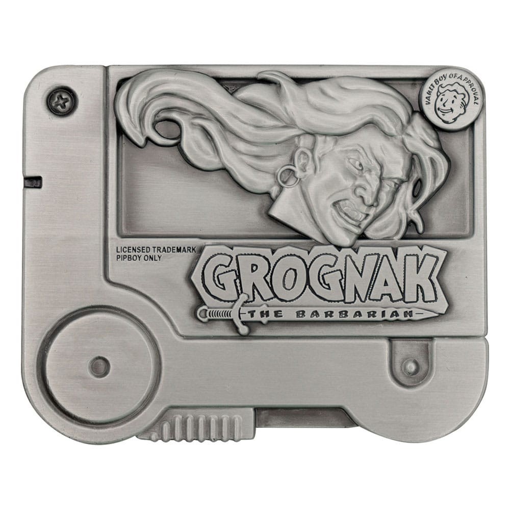 Holotape Fallout Grognak réplique taille réelle finition usée par les radiations